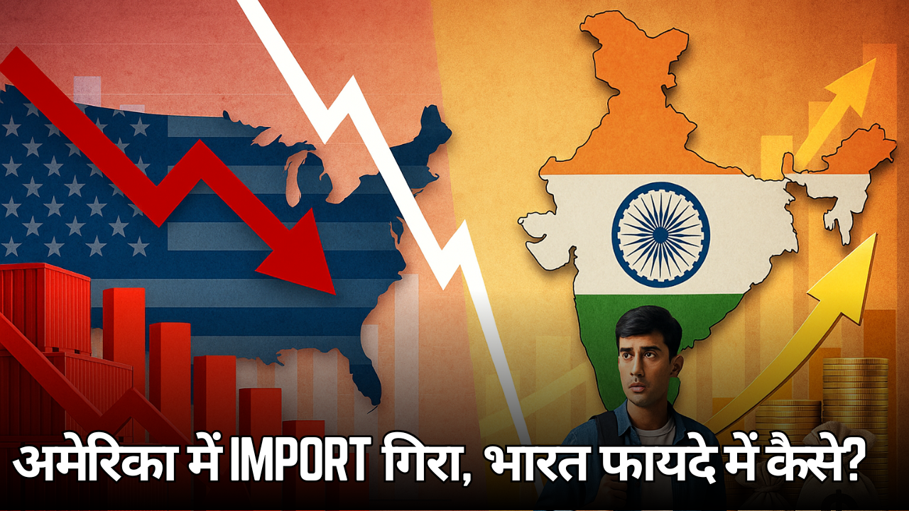 अमेरिका में Import गिरा, भारत फायदे में कैसे? 
