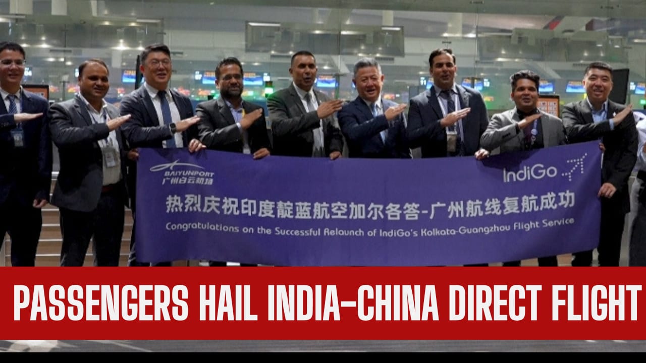 Passengers hail return of China-India flights after five-year lull