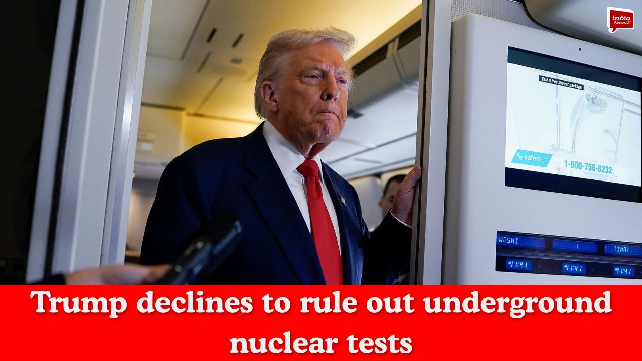 Trump declines to rule out underground nuclear tests