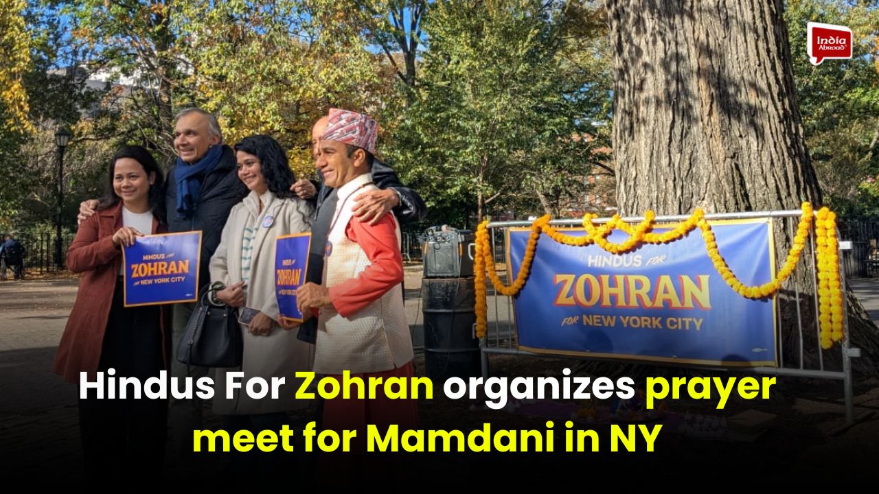 Hindus For Zohran organizes prayer meet for Mamdani in NY