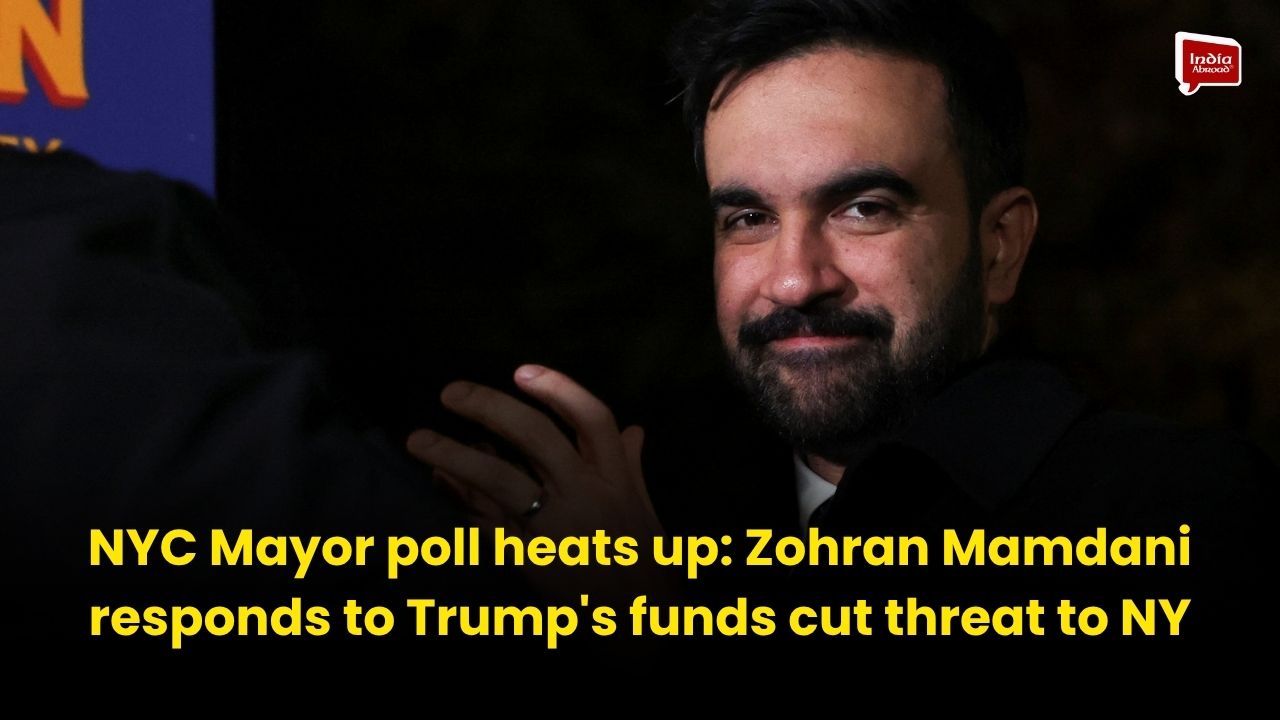 NYC Mayor poll heats up: Zohran Mamdani responds to Trump's funds cut threat to NY