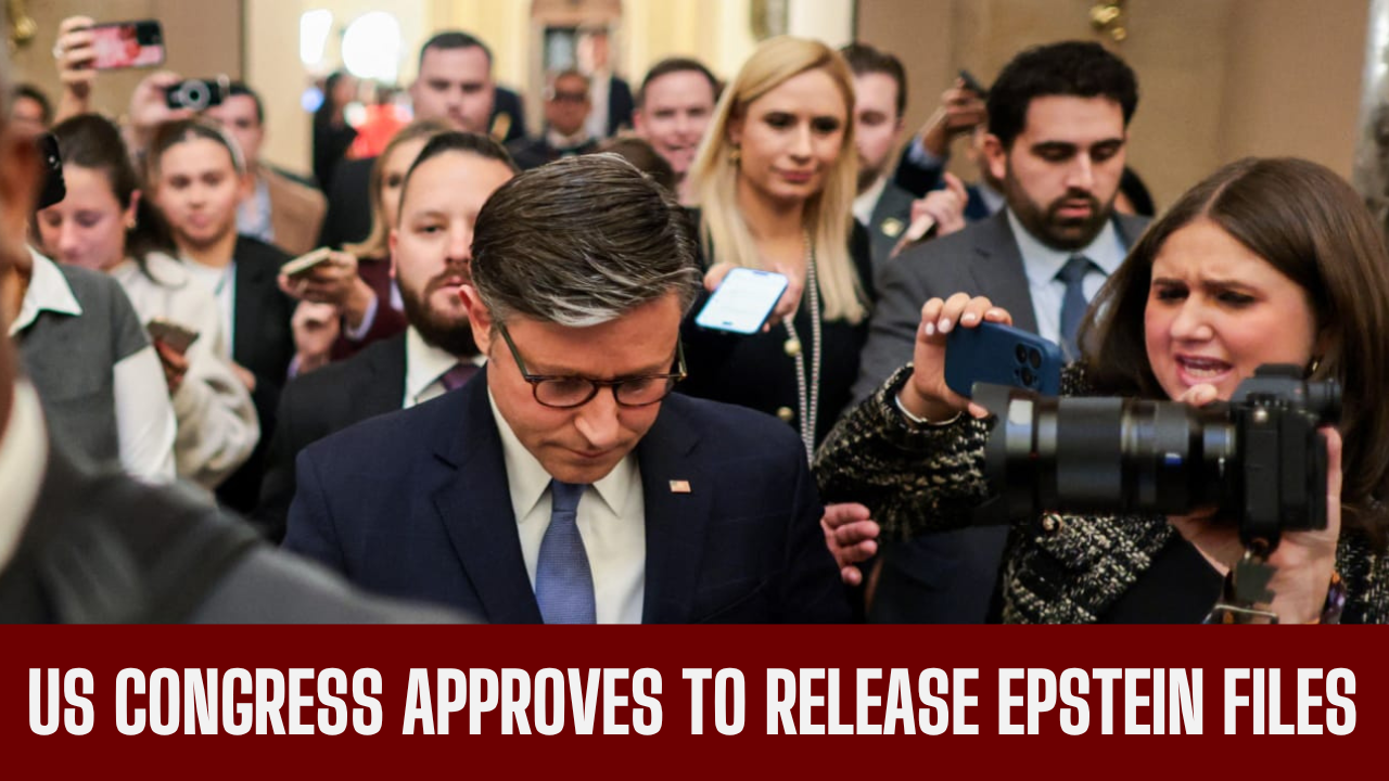 US Congress approves release of Epstein files, putting matter before Trump