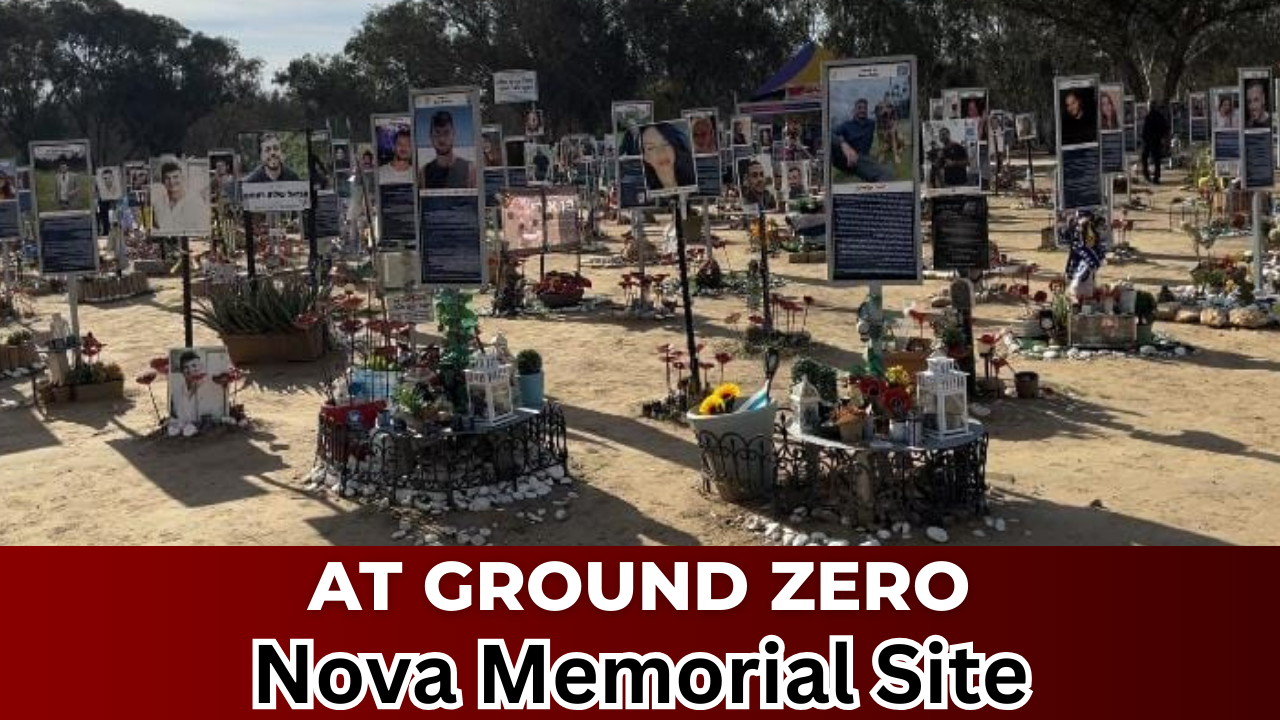 At ground zero: Indian American delegation visits Israel’s Nova Memorial Site