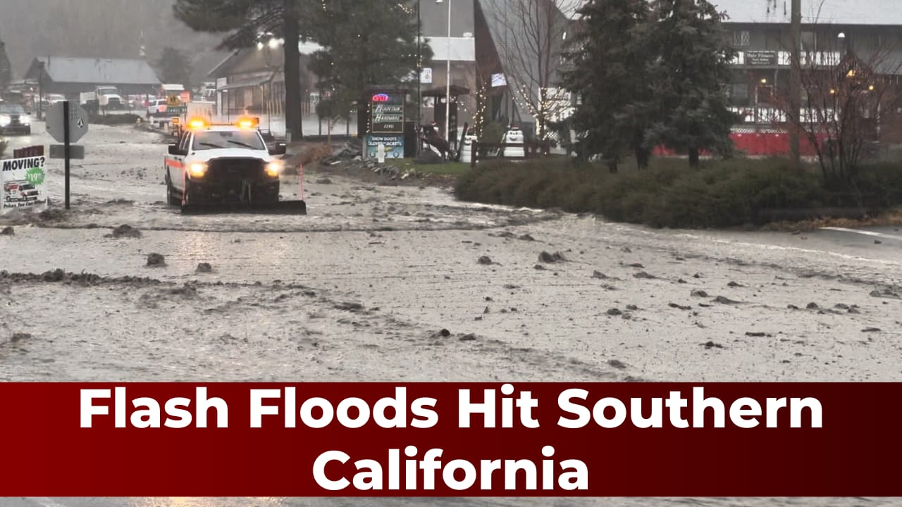 Heavy rains drench Southern California, spawn flash flooding, mud flows