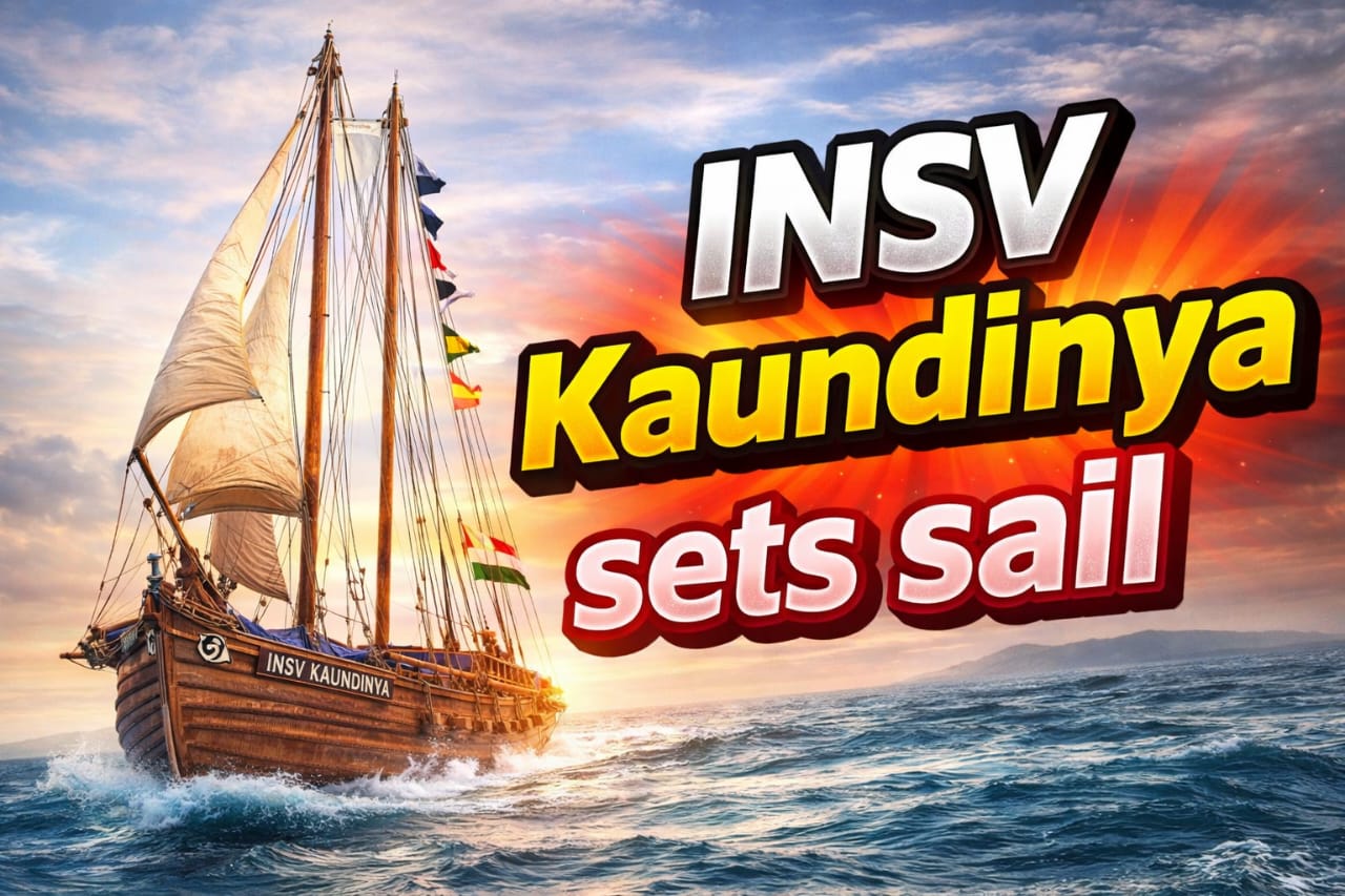 India's ancient sailing vessel begins historic voyage