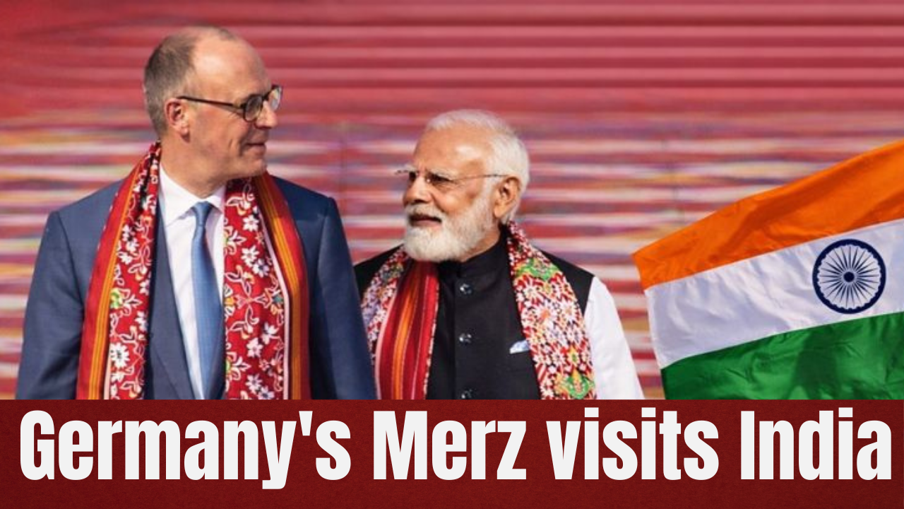 German Chancellor witnesses International Kite Festival in India