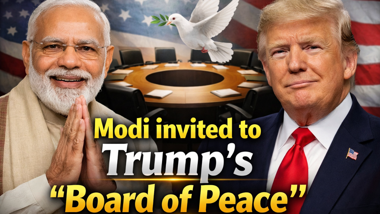 Modi invited to Trump's Board of Peace for Gaza