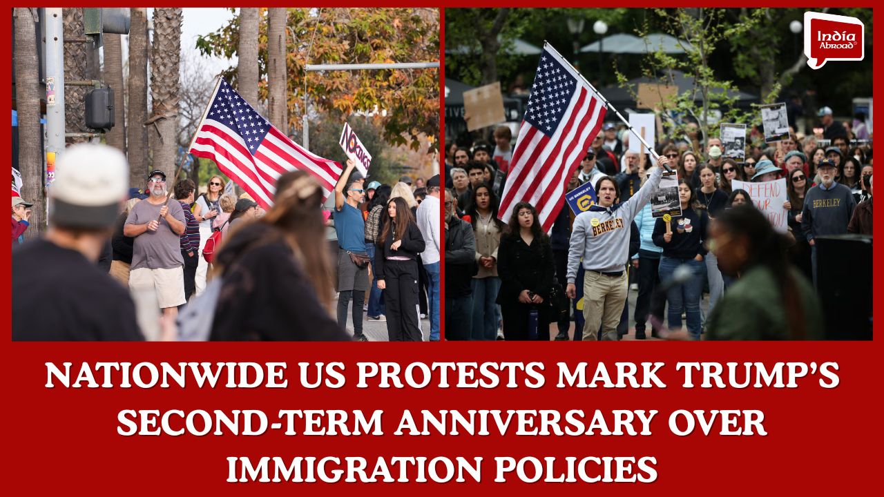 Nationwide US Protests Mark Trump’s Second-Term Anniversary Over Immigration Policies